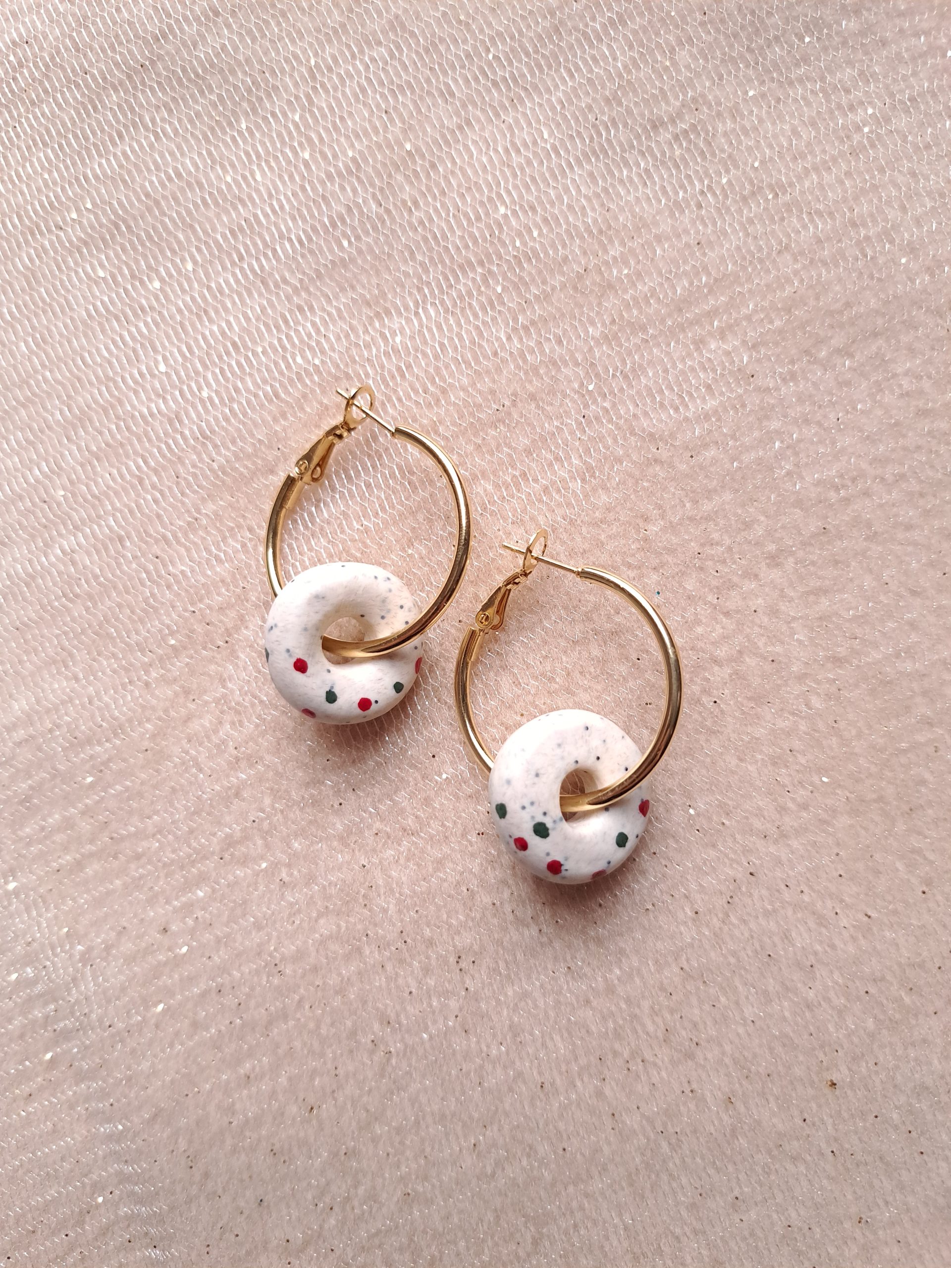 Festive Dots Hoops